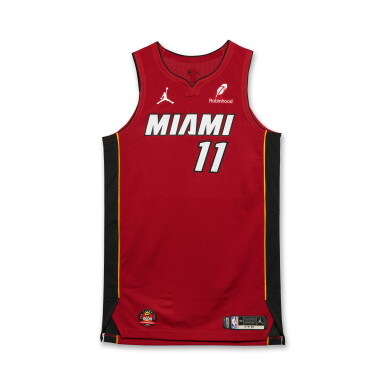 View full screen - View 1 of Lot 29. Jaime Jaquez Miami Heat 2025-2026 Emirates NBA Cup Game Worn Statement Edition Jersey .