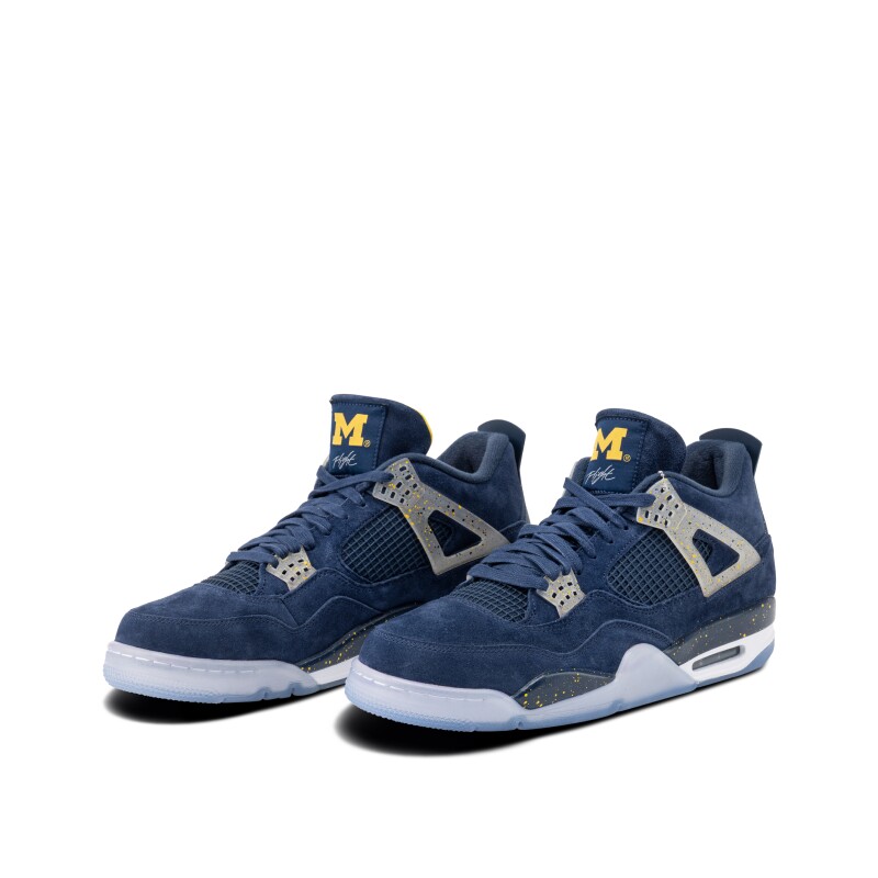 Nike Nike Air Jordan 4 Retro Michigan PE | Size 9.5 Collegiate Available For Immediate Sale At