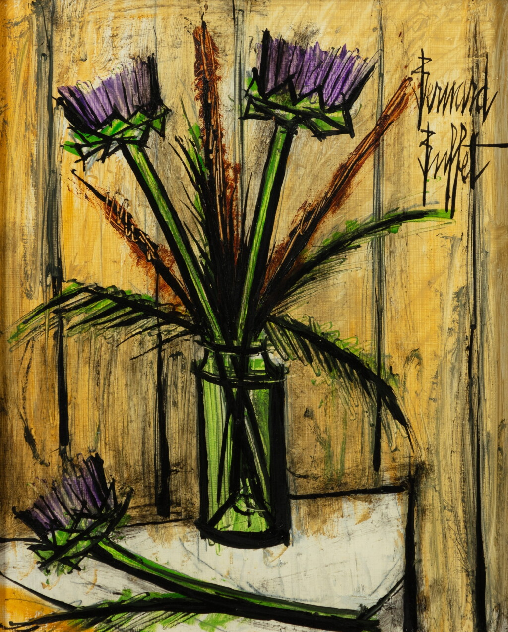 View full screen - View 1 of Lot 257. Fleurs d'artichaut.