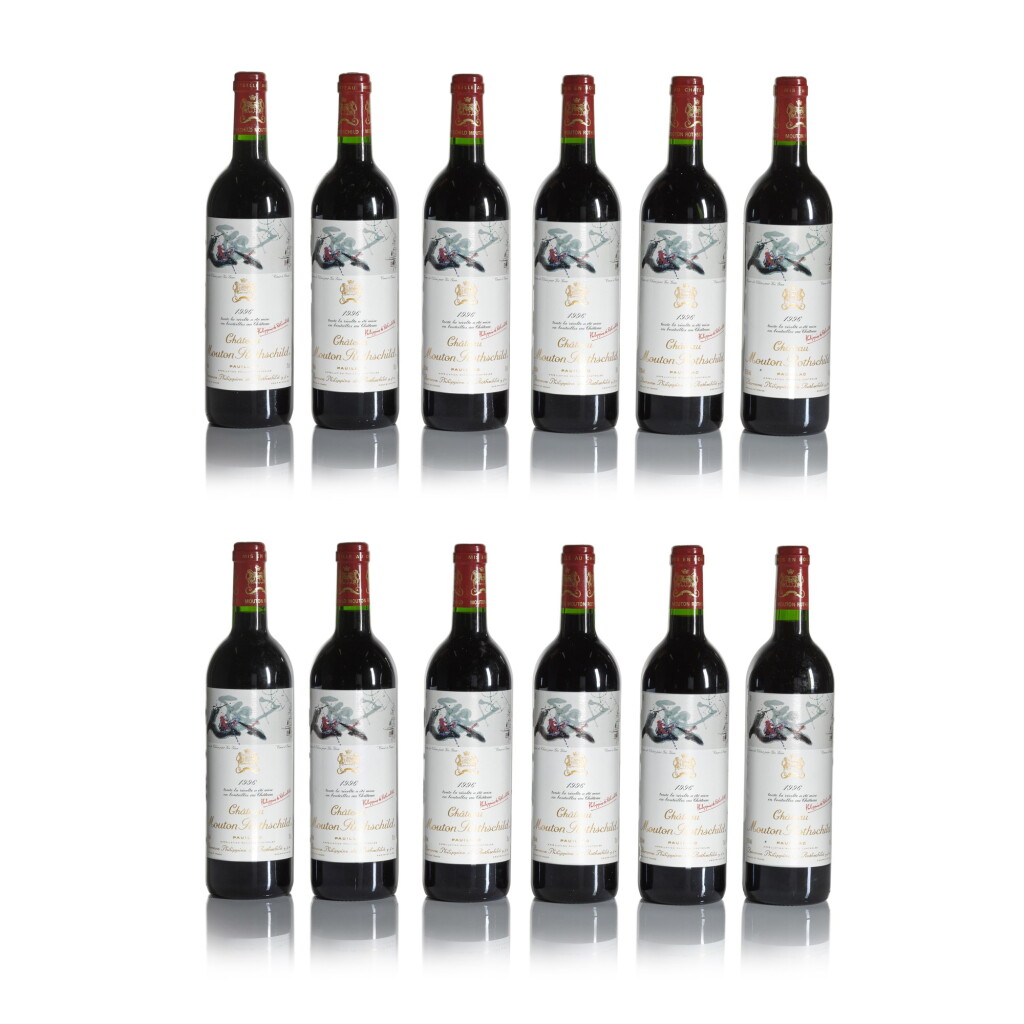 View full screen - View 1 of Lot 66. Château Mouton Rothschild 1996 (12 BT).