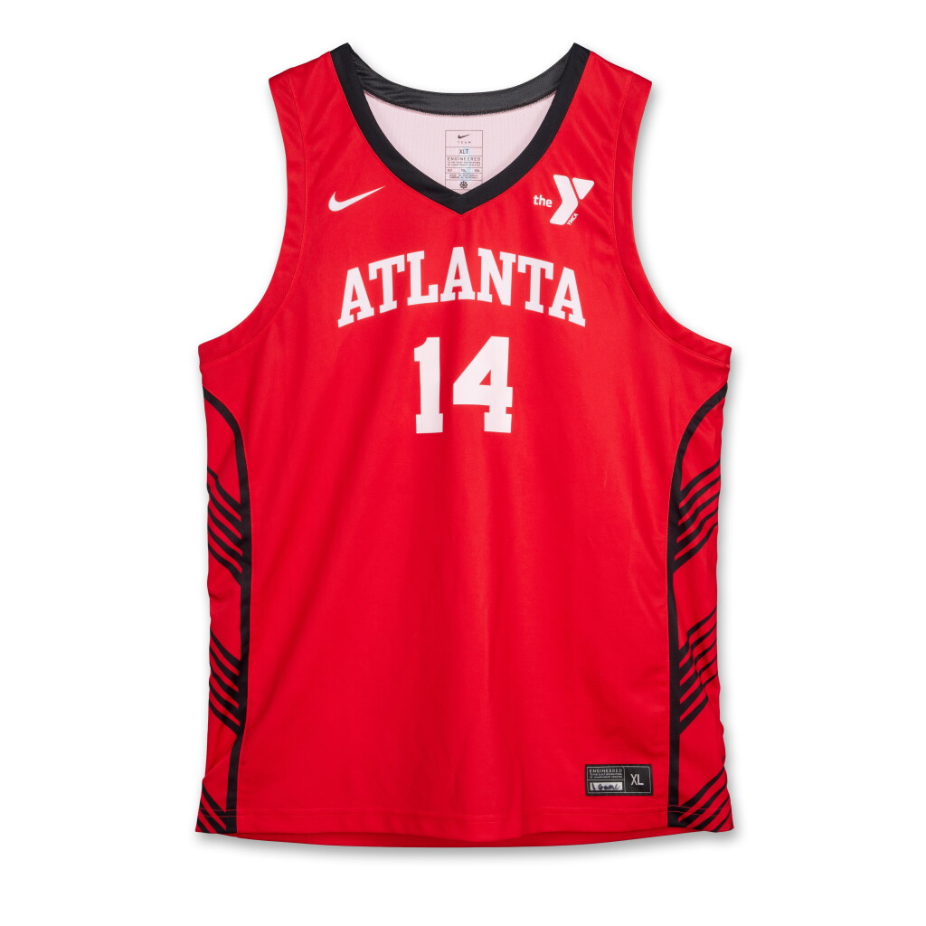 View full screen - View 1 of Lot 17. Asa Newell Atlanta Hawks 2025 NBA Summer League Game Worn Jersey | NBA 2K26 Summer League Debut .