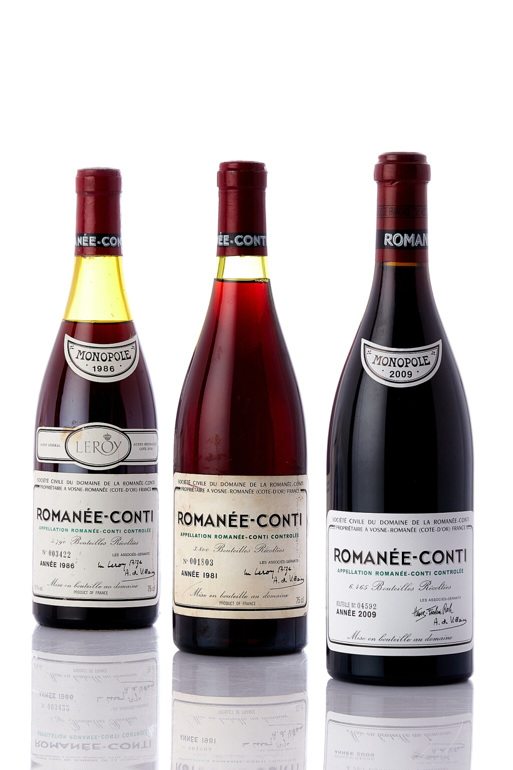 View full screen - View 1 of Lot 7084. Romanée Conti 1981 Domaine de la Romanée-Conti (1 BT).