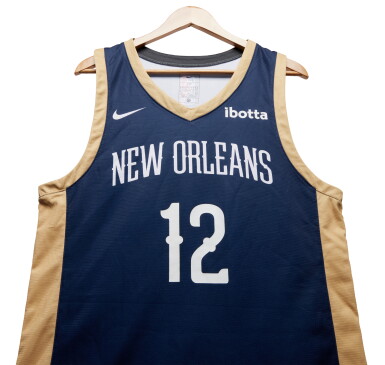 View full screen - View 1 of Lot 30. Antonio Reeves New Orleans Pelicans 2024 Summer League Game Worn Jersey | NBA 2K25 Summer League Debut.