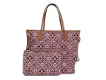 Bordeaux Jacquard Since 1854 Neverfull MM in Textile, Calfskin-leather trim and Microfiber lining with Gold Hardware, 2020