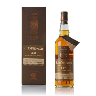 View full screen - View 1 of Lot 165. The Glendronach 12 Year Old 56.5 abv 2007 .
