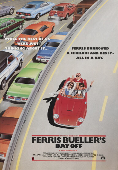 View full screen - View 1 of Lot 58. Ferris Bueller's Day Off (1986), poster, British.