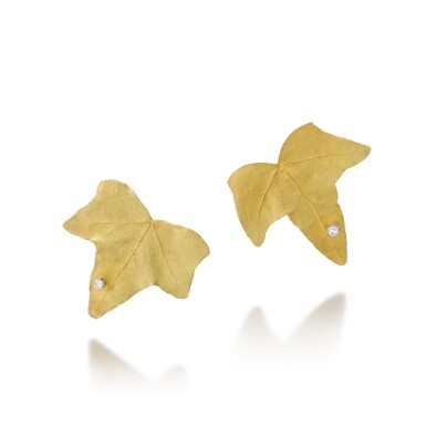 View full screen - View 1 of Lot 31. Diamond Earrings.