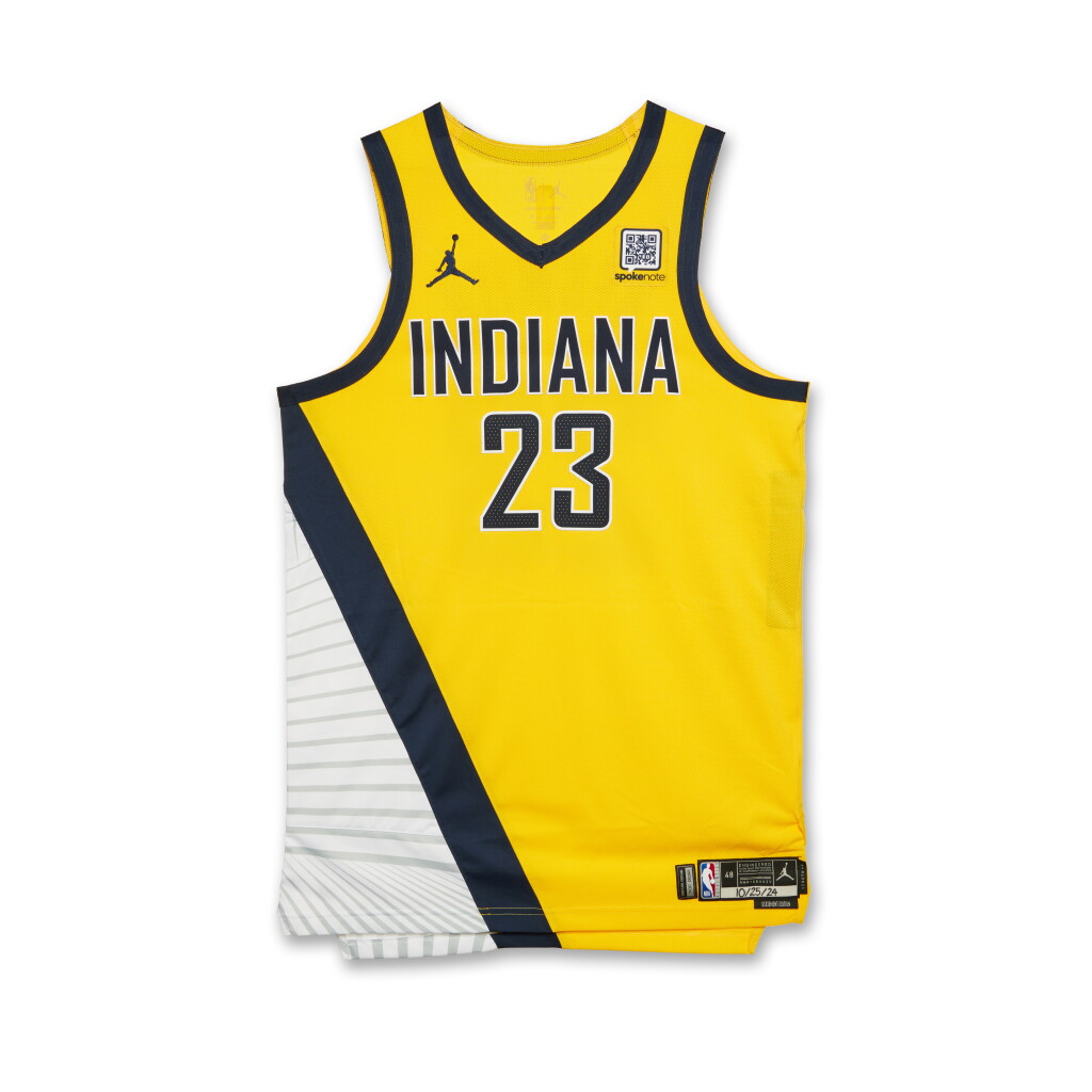 View full screen - View 1 of Lot 153. Aaron Nesmith Indiana Pacers 2024-2025 Game Worn Statement Edition Jersey.