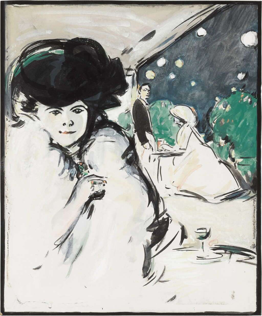 View full screen - View 1 of Lot 217. Terrace, Café d'Harcourt.