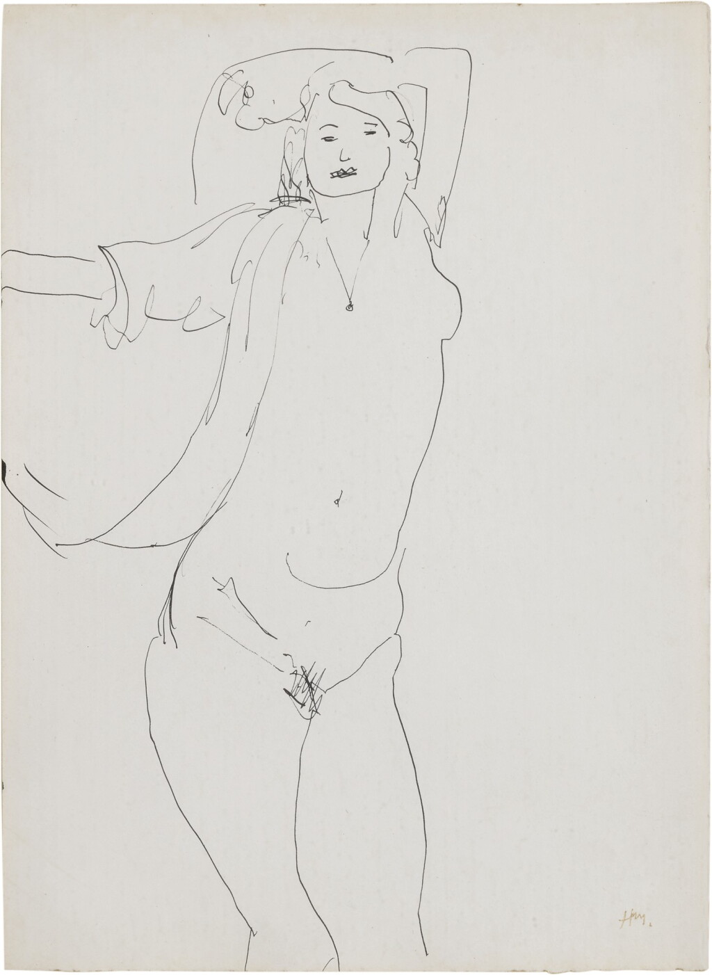 View full screen - View 1 of Lot 19. HENRI MATISSE | FEMME DESHABILLÉE.