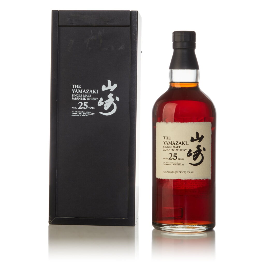 View full screen - View 1 of Lot 113. The Yamazaki 25 Year Old 43.0 abv NV (1 Bottle 75cl).