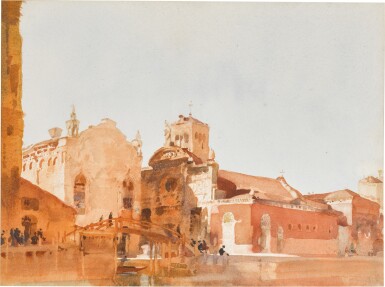 View full screen - View 1 of Lot 31. Church of the Misericordia, Venice.