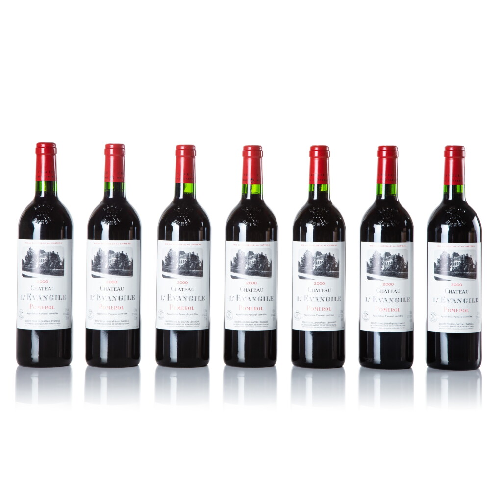 View full screen - View 1 of Lot 381. Château l'Evangile 2000 (7 BT).