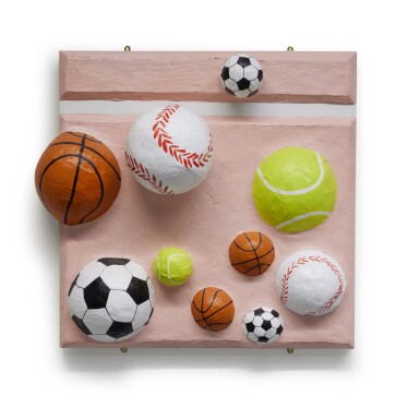 View full screen - View 1 of Lot 196. Big Baseball with Zip.