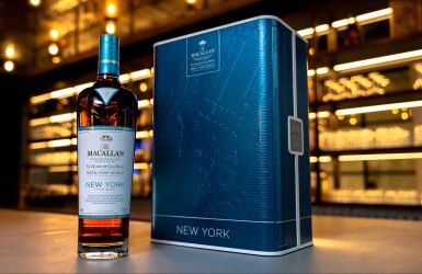 View full screen - View 1 of Lot 1. The Macallan Distil Your World New York Single Cask Edition 55% ABV 2002 (1 BT 75cl).
