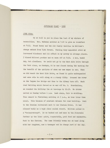 View full screen - View 1 of Lot 10. KIENBUSCH, CARL OTTO KRETZSCHMAR VON | Jupitagan River. New York: Privately printed by De Ray, ca. 1966.