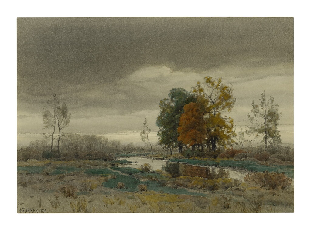 View full screen - View 1 of Lot 45. HENRY FARRER | EVENING LIGHT.