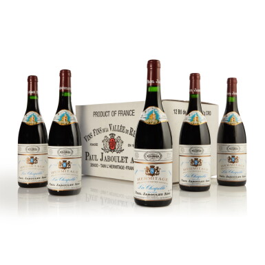 View full screen - View 1 of Lot 565. Hermitage, La Chapelle 1989 Paul Jaboulet Aîné (12 BT).