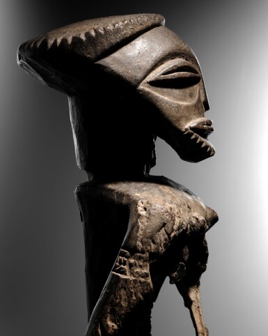View full screen - View 1 of Lot 75. Hemba Figure, Democratic Republic of the Congo.