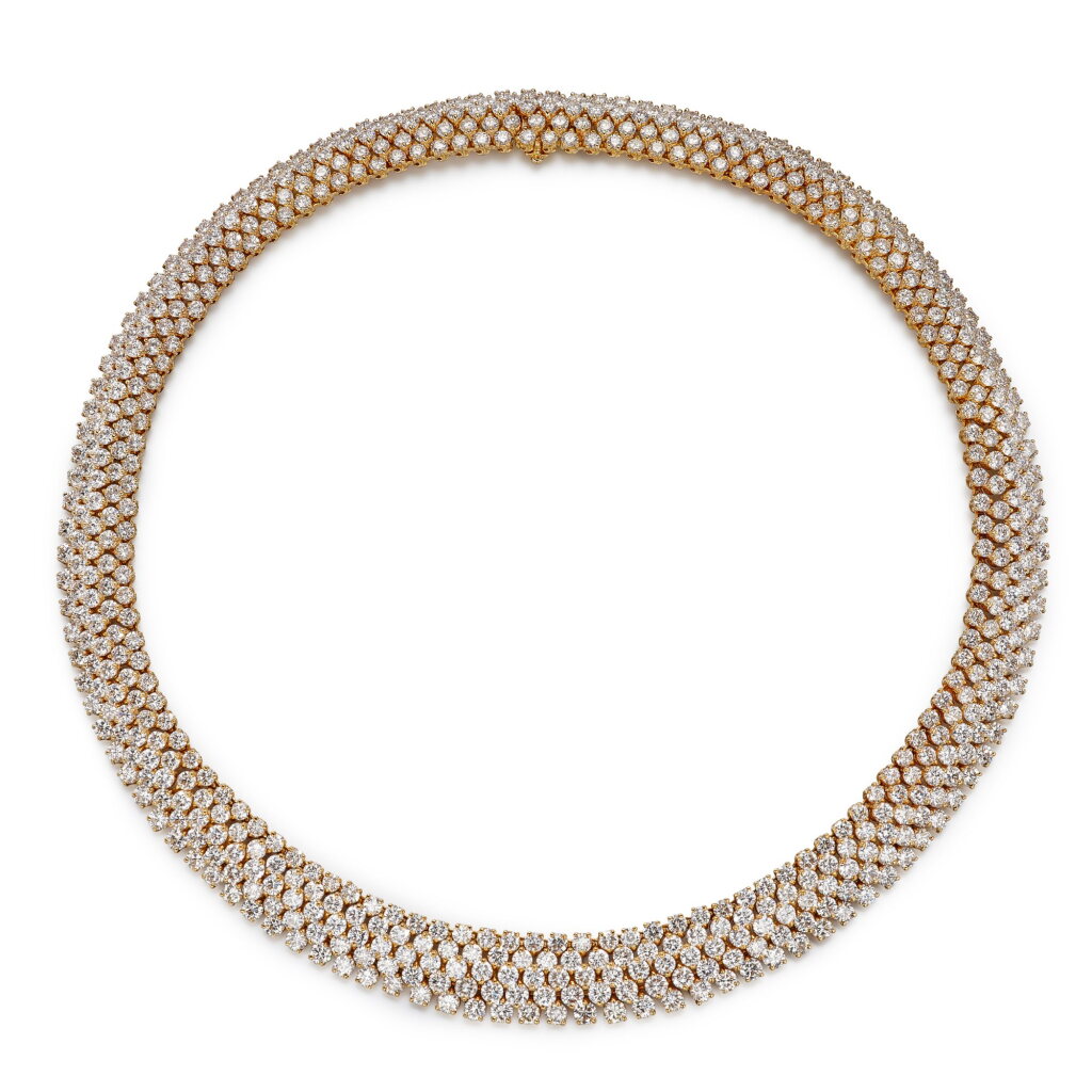 View full screen - View 1 of Lot 243. Diamond Necklace | 鑽石項鏈.