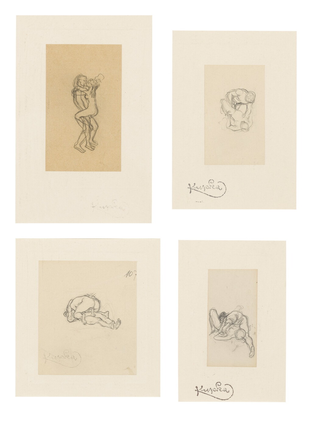 全萤幕检视 - 查看54FRANTIŠEK KUPKA | EROTIC DRAWINGS: FOUR WORKS的1