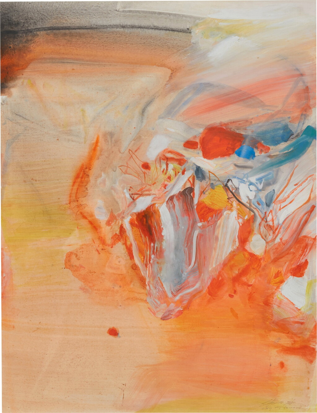 View full screen - View 1 of Lot 752. Chu Teh-Chun 朱德群 | 8.7.1976.