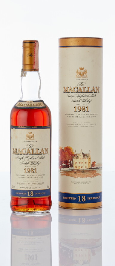 View full screen - View 1 of Lot 6037. The Macallan 18 Year Old 43.0 abv 1981 (1 BT70).