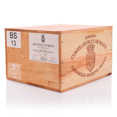 View full screen - View 1 of Lot 440. Bonnes Mares 2014 Comte Georges de Vogüé (6 BT).