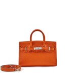 Orange H Epsom Micro Birkin 15 Palladium Hardware, 2011
