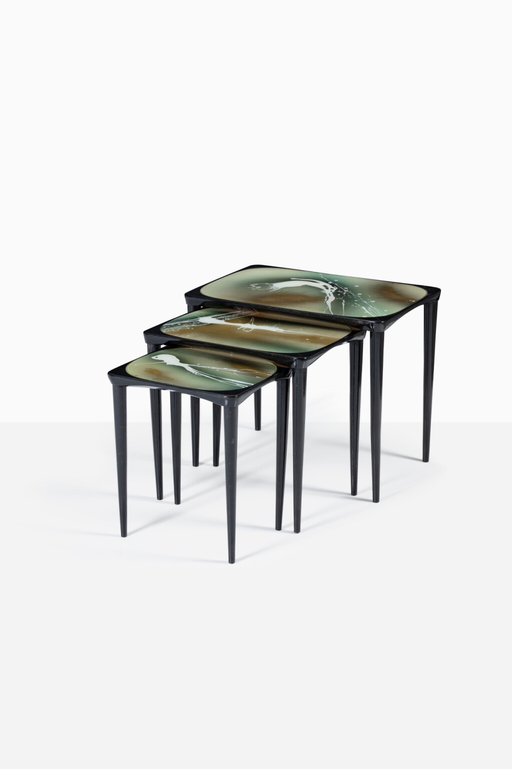 View full screen - View 1 of Lot 133. Nesting tables.