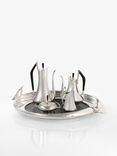 View full screen - View 1 of Lot 15. Four-Piece "Circa 70" Tea and Coffee Service.