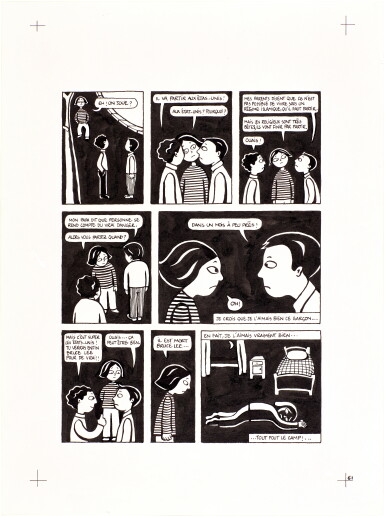 View full screen - View 1 of Lot 18. Persepolis (Original Book Art, page 61).