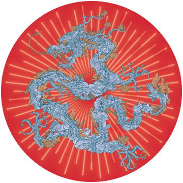 View full screen - View 1 of Lot 5. Feng Shui Nine Dragons | 九龍八卦.