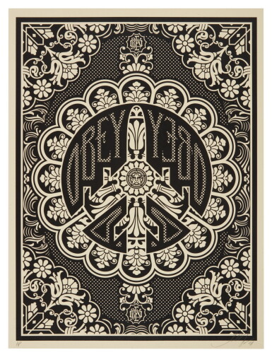 View full screen - View 1 of Lot 57. PEACE BOMBER (BLACK).
