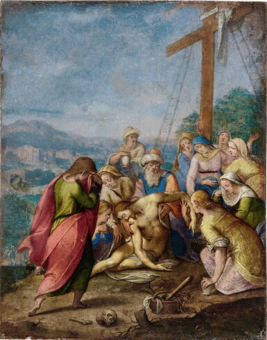 View full screen - View 1 of Lot 115. The Lamentation of Christ.