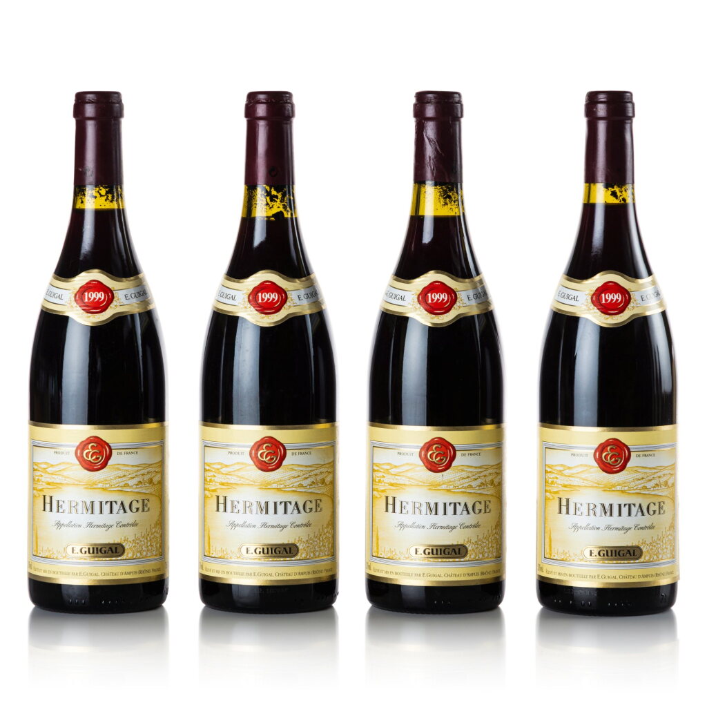 View full screen - View 1 of Lot 210. Hermitage 1999 Guigal (8 BT).