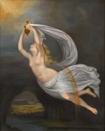 Iris carrying the waters of the River Styx to Olympus