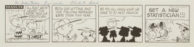 View full screen - View 1 of Lot 212. Schulz, Charles M. | Signed and inscribed by the artist.