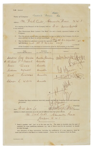 View full screen - View 1 of Lot 16. The Rolling Stones.