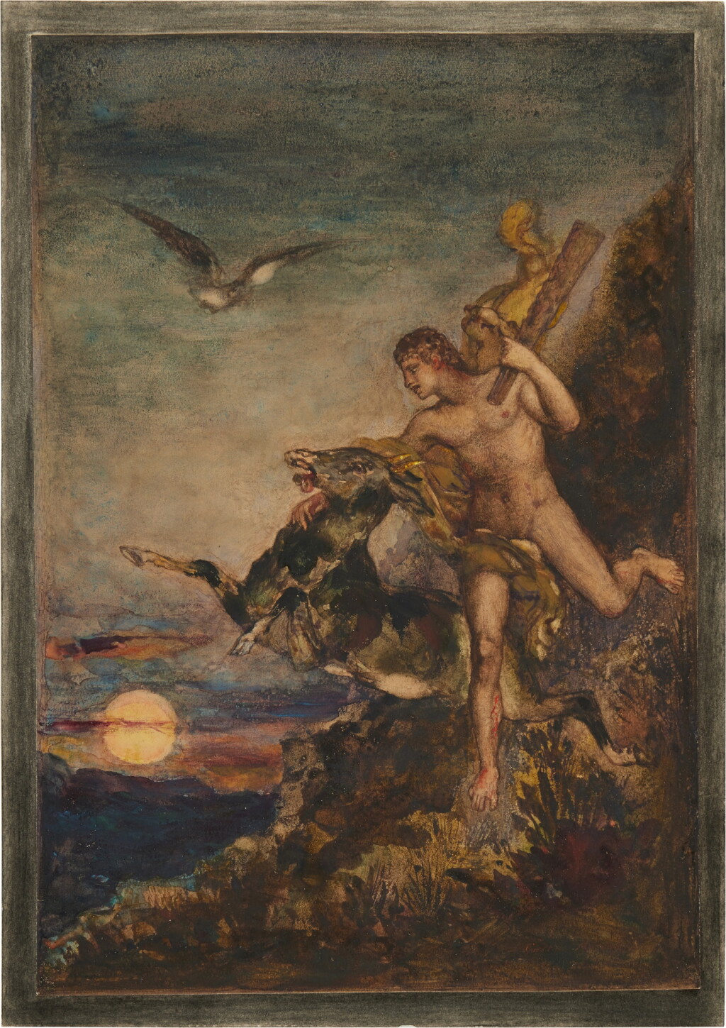 View full screen - View 1 of Lot 836. Hercule et la Biche Aux Pieds d'Airain.
