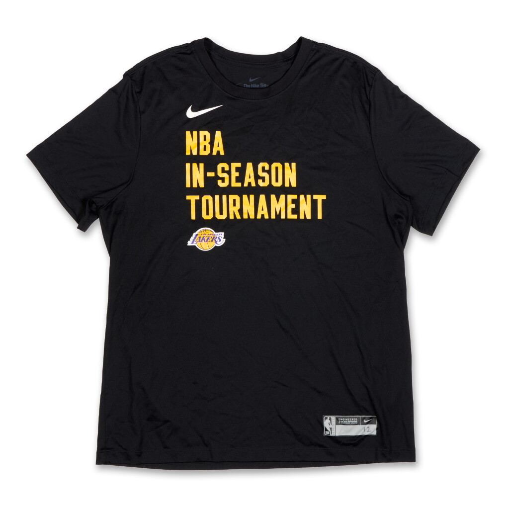 View full screen - View 1 of Lot 75. Taurean Prince Los Angeles Lakers 2023-24 In-Season Tournament Quarterfinals City Edition Warmup Top.