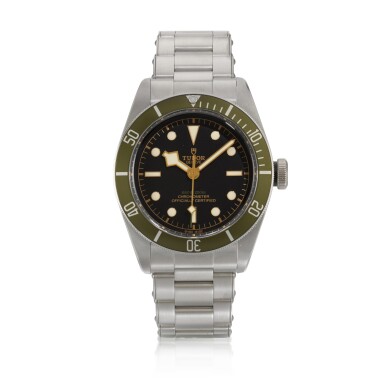 View full screen - View 1 of Lot 13. Black Bay 'Harrods', Ref. 79230 Special Edition Stainless Steel Wristwatch With Bracelet Circa 2020.