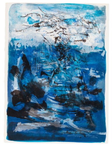 View full screen - View 1 of Lot 173. La Tentation de l'Occident. 1962. In-4, en feuilles, 10 litho. en couleurs. 1/125 (n° 10)..