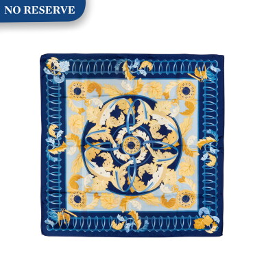 View full screen - View 1 of Lot 124. PATEK PHILIPPE | A PAIR OF SILK SCARVES ERMENEGILDO ZEGNA BY PATEK PHILIPPE: A LIMITED EDITION SCARF WITH TIGER MOTIF .