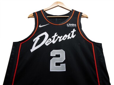 View full screen - View 1 of Lot 82. Cade Cunningham Detroit Pistons 2023-2024 Game Worn City Edition Jersey .