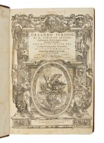 Ariosto, Orlando furioso, Venice, 1546, Venetian green morocco by the Fugger Binder for Perrenot de Granvelle
