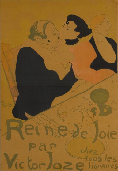 View full screen - View 1 of Lot 210. HENRI DE TOULOUSE-LAUTREC | REINE DE JOIE (DELTEIL 342; ADRIANI 5; WITTROCK P3).