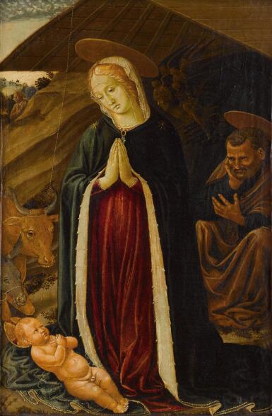 View full screen - View 1 of Lot 10. The Adoration of the Christ Child.