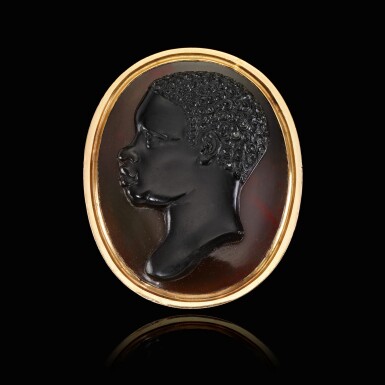 View full screen - View 1 of Lot 9. Cameo with a Young Man .