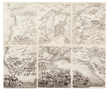 View full screen - View 1 of Lot 354. Le Siège de la Rochelle (Lieure 655, cf. 660-661).